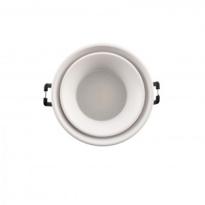 DK2403-WH Встраиваемый светильник влагозащ., IP 44, 15 Вт, GU10, белый, алюминий в Троицке - troick.ok-mebel.com | фото 5