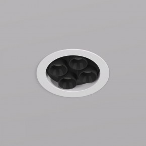 DK2510-WB Встраиваемый светильник SPACE со светодиодом d65 220V 8W 38° 4000К IP20 белый/черный алюминий в Троицке - troick.ok-mebel.com | фото 2