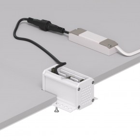DK2530-WB Встраиваемый светильник SPACE со светодиодом под шпатлевку L69mm 220V 6W 38° 4000К IP20 белый/черный алюминий в Троицке - troick.ok-mebel.com | фото 5