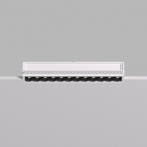 DK2532-WB Встраиваемый светильник SPACE со светодиодом под шпатлевку L240mm 220V 20W 38° 4000К IP20 белый/черный алюминий в Троицке - troick.ok-mebel.com | фото 3