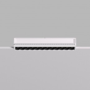 DK2532-WB Встраиваемый светильник SPACE со светодиодом под шпатлевку L240mm 220V 20W 38° 4000К IP20 белый/черный алюминий в Троицке - troick.ok-mebel.com | фото 4