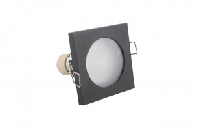 DK3015-BK Встраиваемый светильник влагозащ., IP 44, 50 Вт, GU10, черный, алюминий в Троицке - troick.ok-mebel.com | фото 4