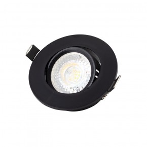 DK3020-BK Встраиваемый светильник, IP 20, 10 Вт, GU5.3, LED, черный, пластик в Троицке - troick.ok-mebel.com | фото
