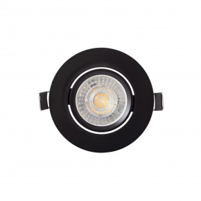 DK3020-BK Встраиваемый светильник, IP 20, 10 Вт, GU5.3, LED, черный, пластик в Троицке - troick.ok-mebel.com | фото