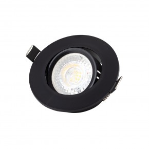 DK3020-BK Встраиваемый светильник, IP 20, 10 Вт, GU5.3, LED, черный, пластик в Троицке - troick.ok-mebel.com | фото 2