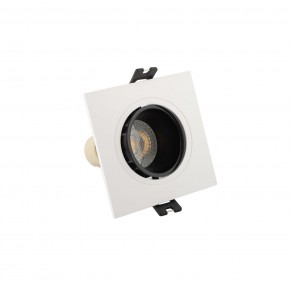 DK3021-WB Встраиваемый светильник, IP 20, 10 Вт, GU5.3, LED, белый/черный, пластик в Троицке - troick.ok-mebel.com | фото 2