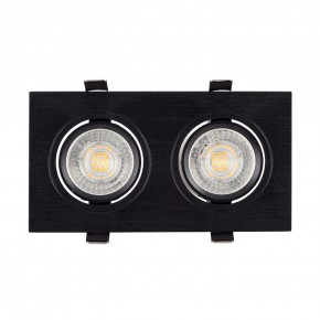 DK3022-BK Встраиваемый светильник, IP 20, 10 Вт, GU5.3, LED, черный, пластик в Троицке - troick.ok-mebel.com | фото 2