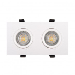 DK3022-WH Встраиваемый светильник, IP 20, 10 Вт, GU5.3, LED, белый, пластик в Троицке - troick.ok-mebel.com | фото