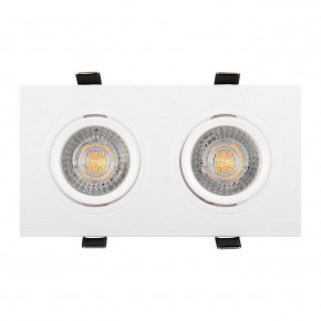 DK3022-WH Встраиваемый светильник, IP 20, 10 Вт, GU5.3, LED, белый, пластик в Троицке - troick.ok-mebel.com | фото 2