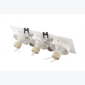 DK3023-WH Встраиваемый светильник, IP 20, 10 Вт, GU5.3, LED, белый, пластик в Троицке - troick.ok-mebel.com | фото 4