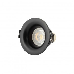 DK3024-BK Встраиваемый светильник, IP 20, 10 Вт, GU5.3, LED, черный, пластик в Троицке - troick.ok-mebel.com | фото 1