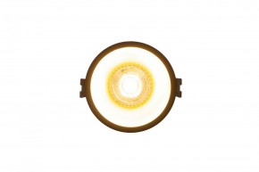 DK3026-BG Встраиваемый светильник, IP 20, 10 Вт, GU5.3, LED, черный/золотой, пластик в Троицке - troick.ok-mebel.com | фото 2