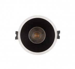 DK3026-WB Встраиваемый светильник, IP 20, 10 Вт, GU5.3, LED, белый/черный, пластик в Троицке - troick.ok-mebel.com | фото
