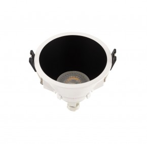 DK3026-WB Встраиваемый светильник, IP 20, 10 Вт, GU5.3, LED, белый/черный, пластик в Троицке - troick.ok-mebel.com | фото 2
