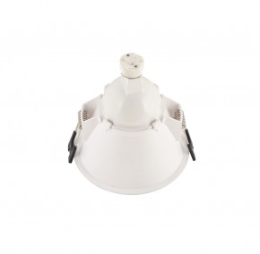 DK3026-WB Встраиваемый светильник, IP 20, 10 Вт, GU5.3, LED, белый/черный, пластик в Троицке - troick.ok-mebel.com | фото 4