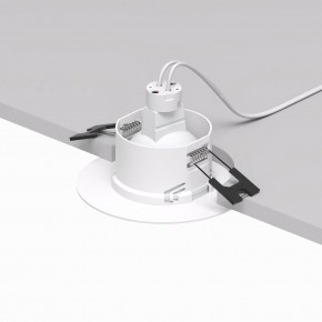 DK3028-WH Встраиваемый светильник, IP 20, 10 Вт, GU5.3, LED, белый, пластик в Троицке - troick.ok-mebel.com | фото 3
