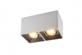 DK3035-WB Светильник накладной IP 20, 10 Вт, GU5.3, LED, белый/черный, пластик в Троицке - troick.ok-mebel.com | фото