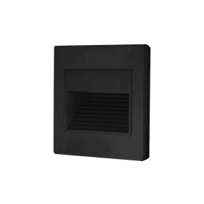 DK3050-BK Светильник встраиваемый в стену, IP 20, LED 3000, 1 Вт, черный пластик в Троицке - troick.ok-mebel.com | фото