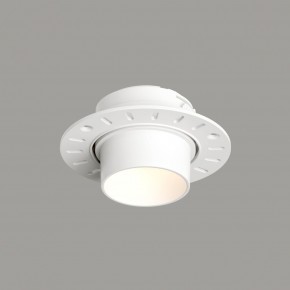 DK3056-WH Встраиваемый светильник под шпатлевку, IP20, до 15 Вт, LED, GU5,3, белый, пластик в Троицке - troick.ok-mebel.com | фото 1