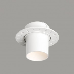 DK3057-WH Встраиваемый светильник под шпатлевку, IP20, до 15 Вт, LED, GU5,3, белый, пластик в Троицке - troick.ok-mebel.com | фото