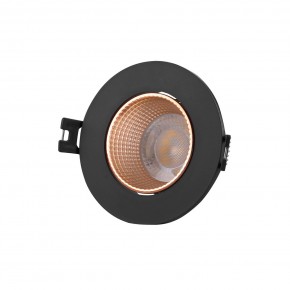 DK3061-BBR Встраиваемый светильник, IP 20, 10 Вт, GU5.3, LED, черный/бронзовый, пластик в Троицке - troick.ok-mebel.com | фото