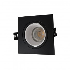 DK3071-BK+WH Встраиваемый светильник, IP 20, 10 Вт, GU5.3, LED, черный/белый, пластик в Троицке - troick.ok-mebel.com | фото