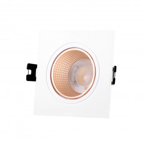 DK3071-WBR Встраиваемый светильник, IP 20, 10 Вт, GU5.3, LED, белый/бронзовый, пластик в Троицке - troick.ok-mebel.com | фото