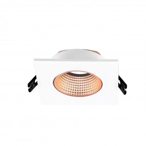 DK3071-WBR Встраиваемый светильник, IP 20, 10 Вт, GU5.3, LED, белый/бронзовый, пластик в Троицке - troick.ok-mebel.com | фото 2