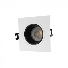 DK3071-WH+BK Встраиваемый светильник, IP 20, 10 Вт, GU5.3, LED, белый/черный, пластик в Троицке - troick.ok-mebel.com | фото