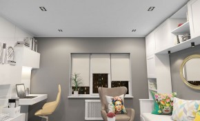DK3072-BK+WH Встраиваемый светильник, IP 20, 10 Вт, GU5.3, LED, черный/белый, пластик в Троицке - troick.ok-mebel.com | фото 2