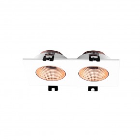 DK3072-WBR Встраиваемый светильник, IP 20, 10 Вт, GU5.3, LED, белый/бронзовый, пластик в Троицке - troick.ok-mebel.com | фото 2