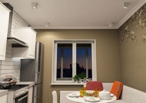 DK3080-WH Светильник накладной IP 20, 10 Вт, GU5.3, LED, белый/белый, пластик в Троицке - troick.ok-mebel.com | фото 2