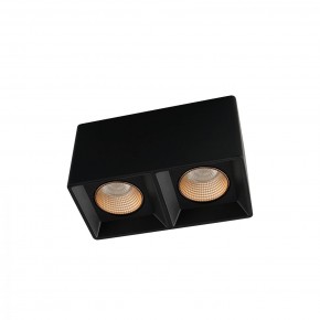 DK3085-BK+BR Светильник накладной IP 20, 10 Вт, GU5.3, LED, черный/бронзовый, пластик в Троицке - troick.ok-mebel.com | фото