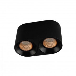 DK3096-BK+BR Светильник накладной IP 20, 10 Вт, GU5.3, LED, черный/бронзовый, пластик в Троицке - troick.ok-mebel.com | фото