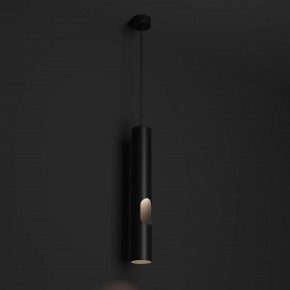 DK4045-BK Подвесной светильник, с декоративным вырезом, IP 20, до 15 Вт, LED, GU10, черный, алюминий в Троицке - troick.ok-mebel.com | фото 2