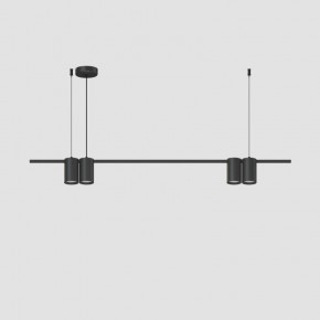 DK4061-BK Подвесной светильник ORBIT, IP20, 4xGU10 LED до 15 Вт, черный матовый, алюминий в Троицке - troick.ok-mebel.com | фото 2
