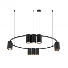 DK4065-BK Подвесной светильник ORBIT, IP20, 10xGU10 LED до 15 Вт, черный матовый, алюминий в Троицке - troick.ok-mebel.com | фото 3