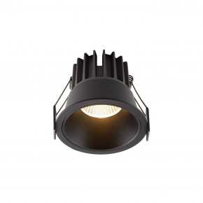 DK4400-BK Встраиваемый светильник, IP 20, 7 Вт, LED 3000, черный, алюминий в Троицке - troick.ok-mebel.com | фото