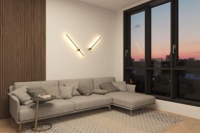 DK5012-SG Бра 800 мм, 3000К, IP20,7 Вт, матовое золото в Троицке - troick.ok-mebel.com | фото 7