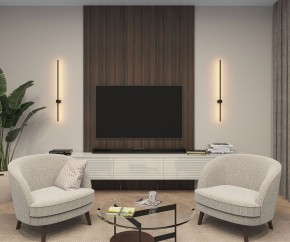 DK5014-BK Бра 1000 мм, 3000К, IP20, 12 Вт, черный, алюминий в Троицке - troick.ok-mebel.com | фото 5