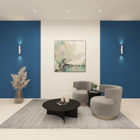 DK5022-WH Настенный светильник, IP20, до 15 Вт, LED, 2xGU10, белый, алюминий в Троицке - troick.ok-mebel.com | фото 4