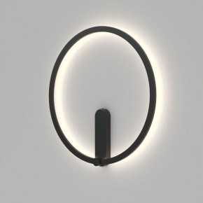 DK5035-BK Бра ROUND со светодиодом, IP20, 24W, 3000/4000/6500K, черный, алюминий в Троицке - troick.ok-mebel.com | фото