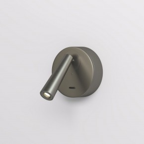 DK5072-DN Бра SHINE WALL со светодиодом, D104*H68, IP20, 3000К, 3W, RA?90, темный никель, алюминий в Троицке - troick.ok-mebel.com | фото