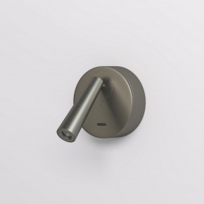 DK5072-DN Бра SHINE WALL со светодиодом, D104*H68, IP20, 3000К, 3W, RA?90, темный никель, алюминий в Троицке - troick.ok-mebel.com | фото 2