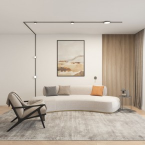DK5072-DN Бра SHINE WALL со светодиодом, D104*H68, IP20, 3000К, 3W, RA?90, темный никель, алюминий в Троицке - troick.ok-mebel.com | фото 5