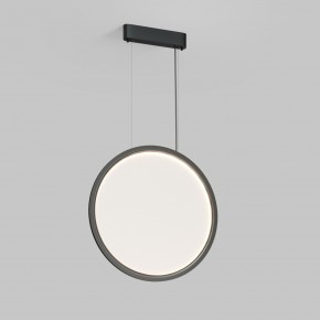 DK6606-BK Подвесной вертикальный светильник Veil со светодиодом H1700 d600 220V 48W 3000-6000K IP20 черный алюминий в Троицке - troick.ok-mebel.com | фото 3