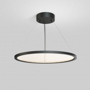 DK6616-BK Подвесной горизонтальный светильник Veil со светодиодом H900 d600 220V 48W 3000-6000K IP20 черный алюминий в Троицке - troick.ok-mebel.com | фото