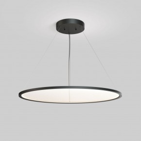 DK6620-BK Подвесной горизонтальный светильник Veil со светодиодом H900 d1000 220V 82W 3000-6000K IP20 черный алюминий в Троицке - troick.ok-mebel.com | фото