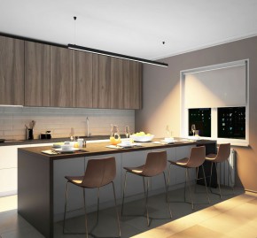 DK9203-BK Линейный светильник 52W 2000mm 3000K, черный в Троицке - troick.ok-mebel.com | фото 5