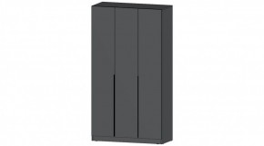 ЭЛЕГАНТ Шкаф 3х створчатый (графит) в Троицке - troick.ok-mebel.com | фото